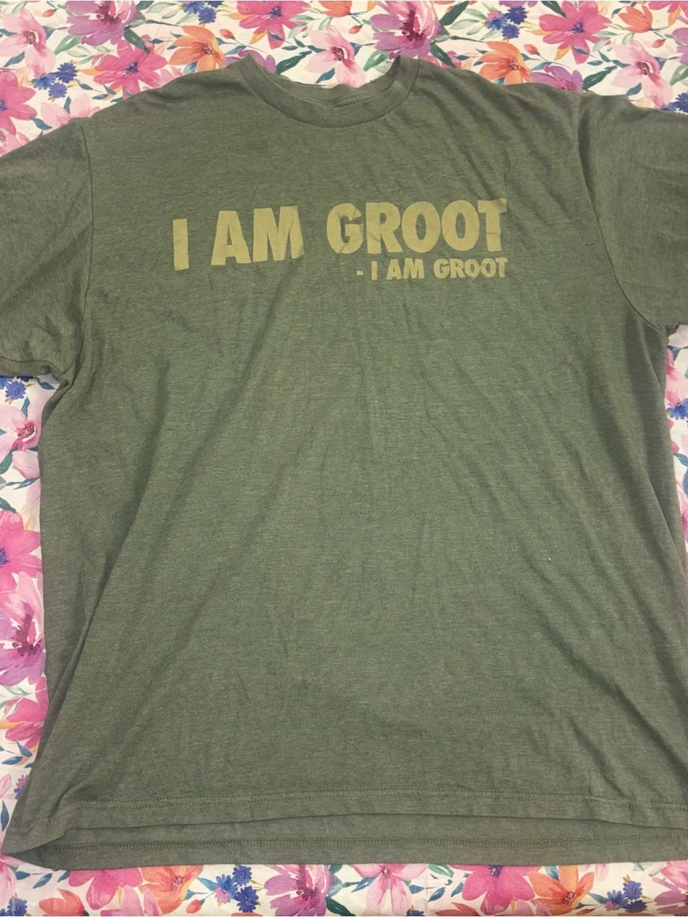 Marvel I AM GROOT Graphic Tee - Olive